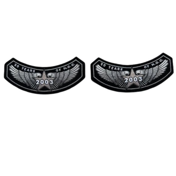 Harley-Davidson Owners Group 20 Year Anniversary Jacket Vest Patch - Picture 2 of 3